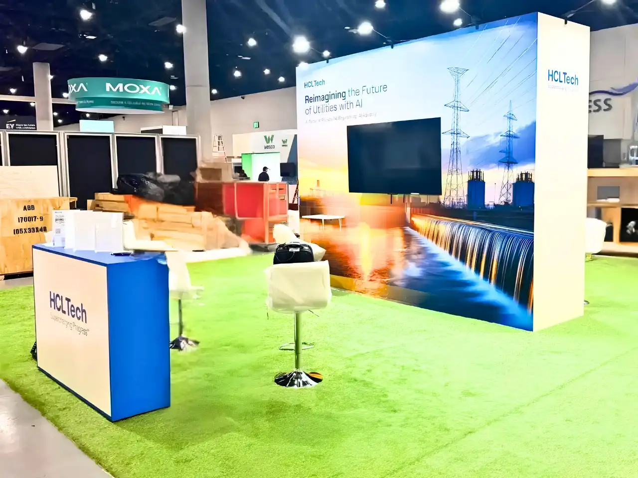 HCL exhibition stand at DTEC 2026
