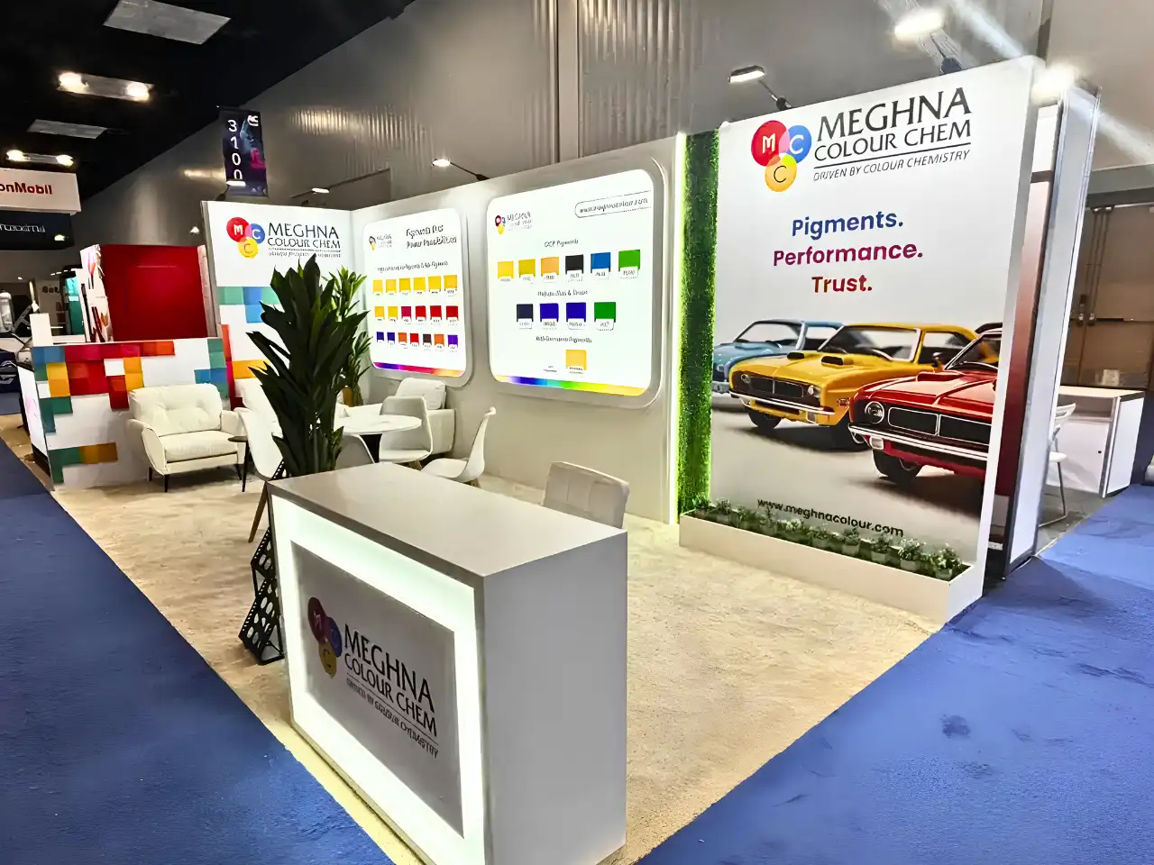 Meghna Color exhibition stand at American Coating Show 2026