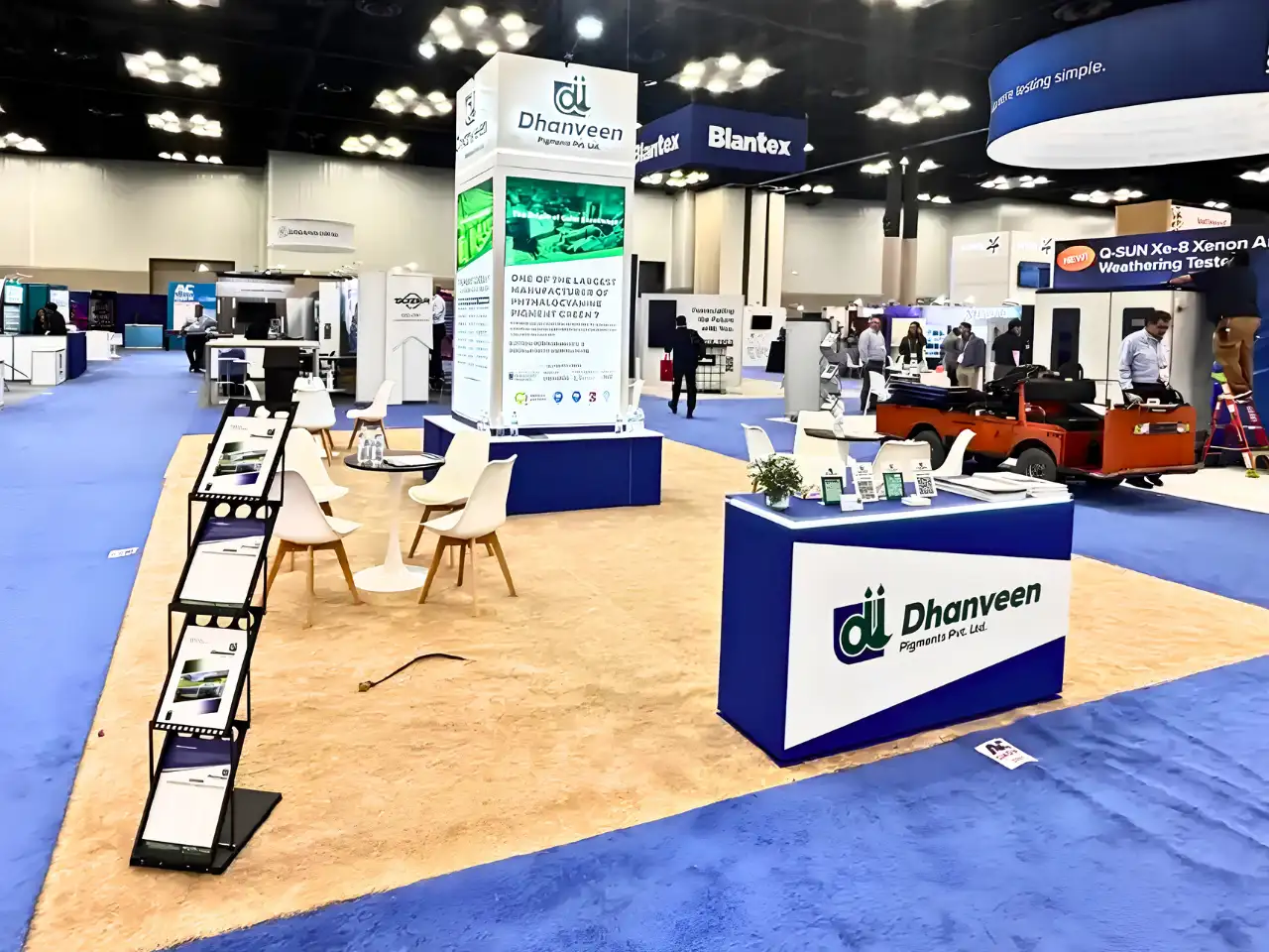 Dhanveen exhibition stand at American Coating Show 2026