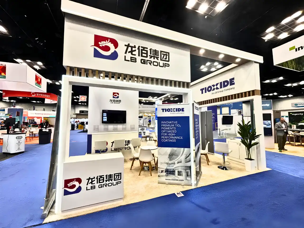 LB Group exhibition stand at American Coating Show 2026