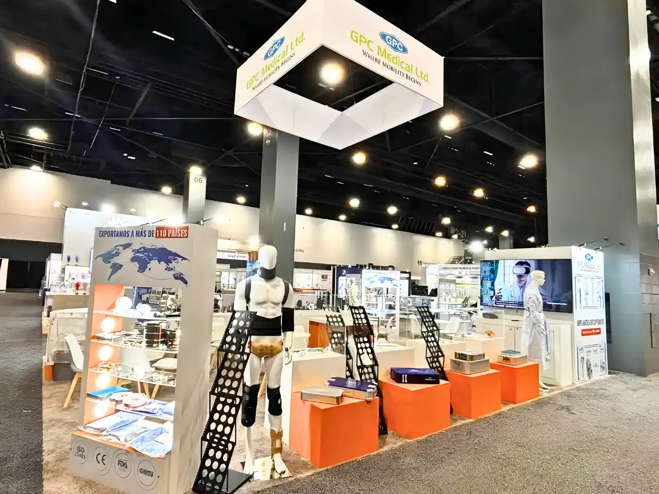 GPC Medical Ltd exhibition stand at WHX Miami 2026