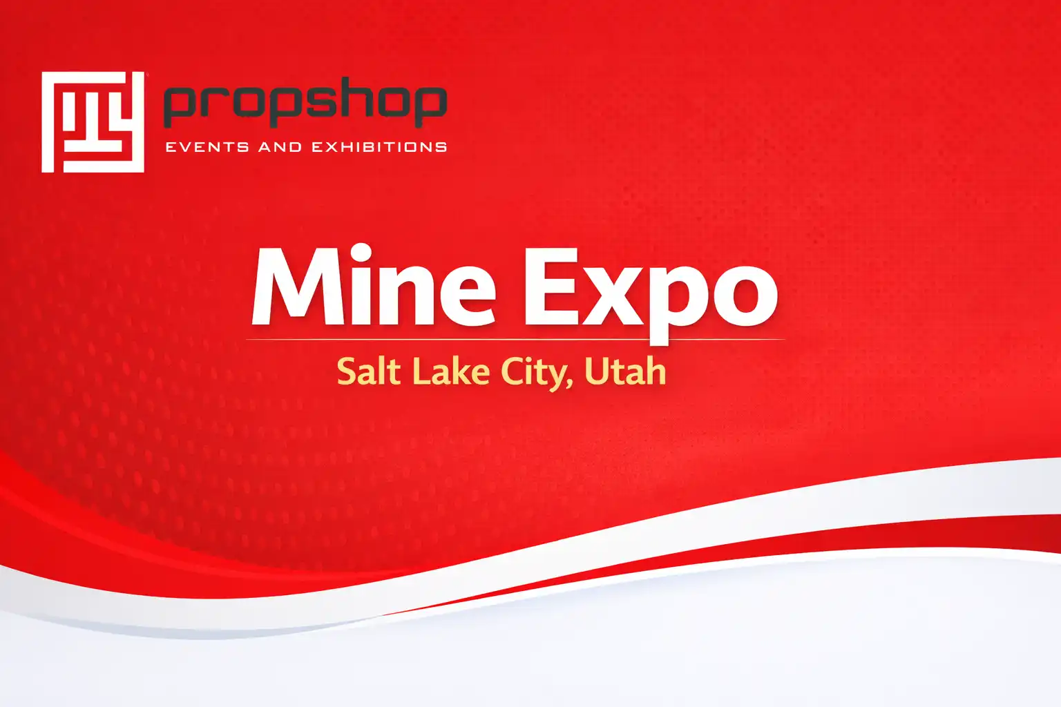 Mine Expo trade show booth - Salt Lake City Utah