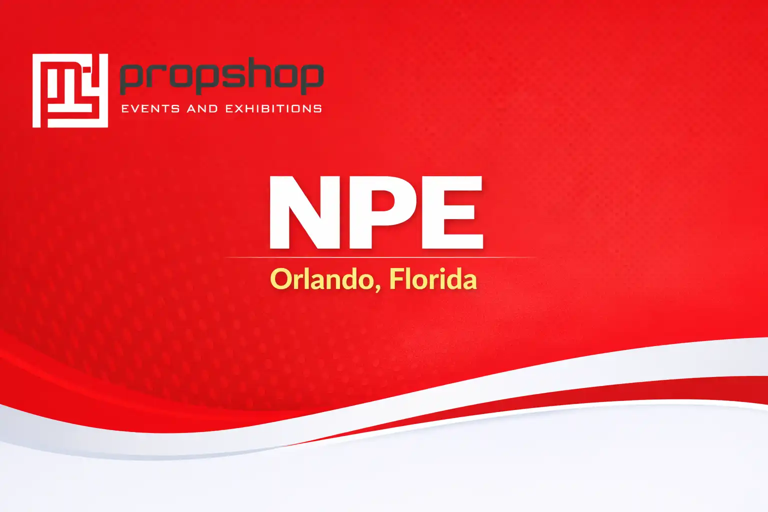 NPE trade show booth - Orlando Florida